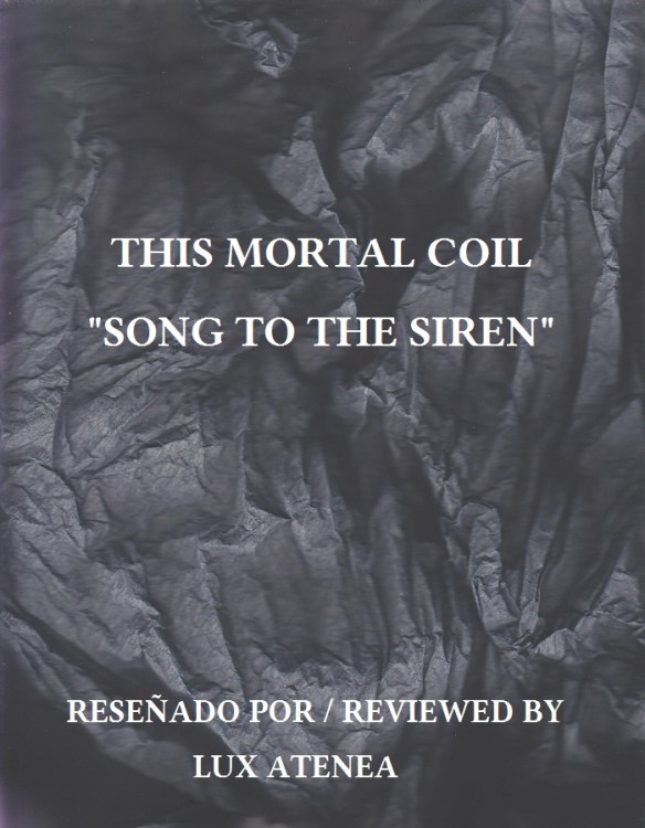 this mortal coil - song to the siren