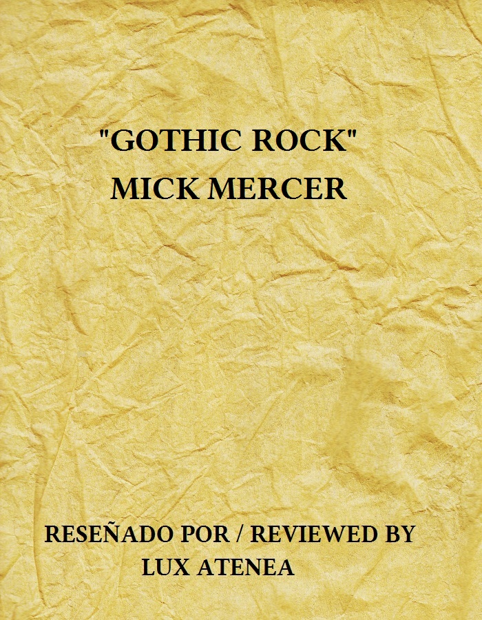 “gothic rock”, mick mercer.