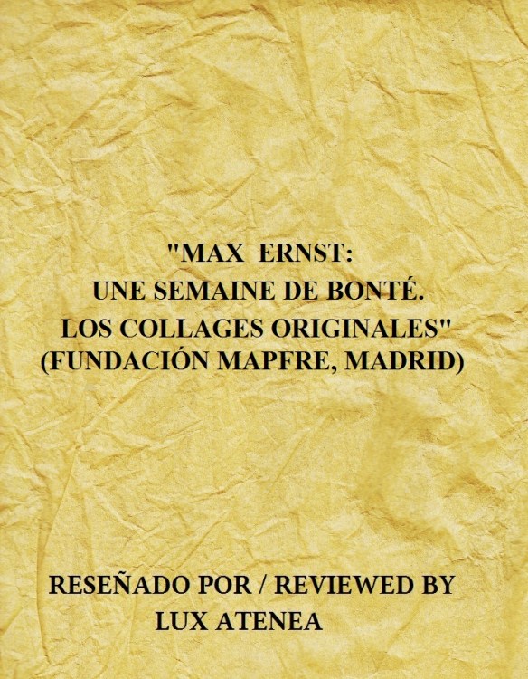 Max Ernst Une Semaine de Bonte Los Collages Originales Mapfre