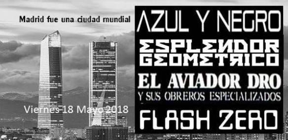 CARTEL CONCIERTO MADRID FUE UNA CAPITAL MUNDIAL