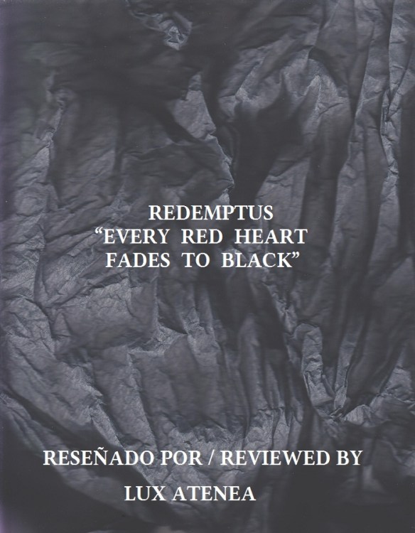 REDEMPTUS - EVERY RED HEART FADES TO BLACK