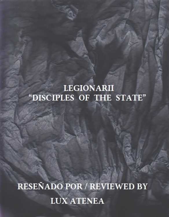 LEGIONARII - DISCIPLES OF THE STATE