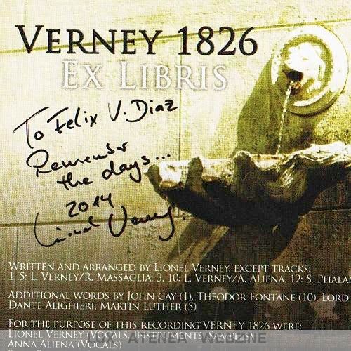 VERNEY 1826 CD dedicatoria