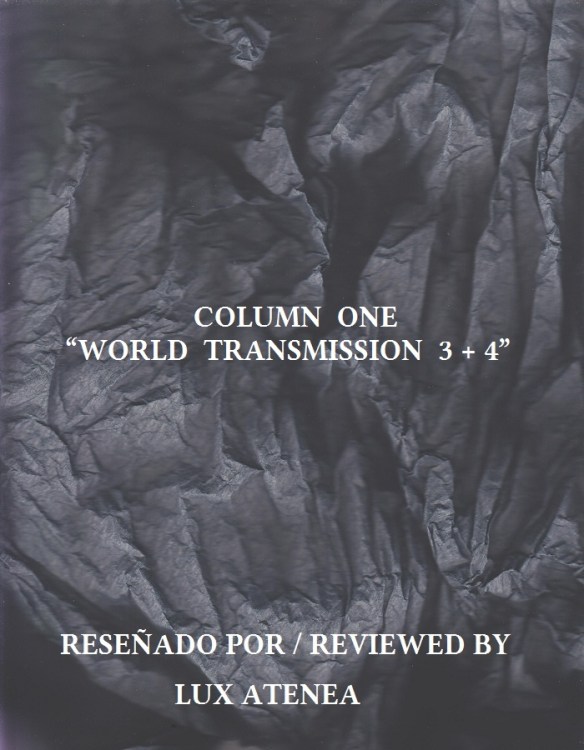COLUMN ONE - WORLD TRANSMISSION 3 + 4