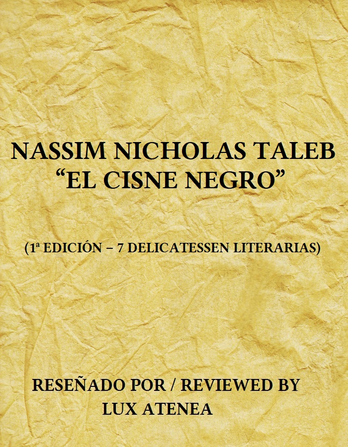 NASSIM NICHOLAS TALEB - EL CISNE NEGRO