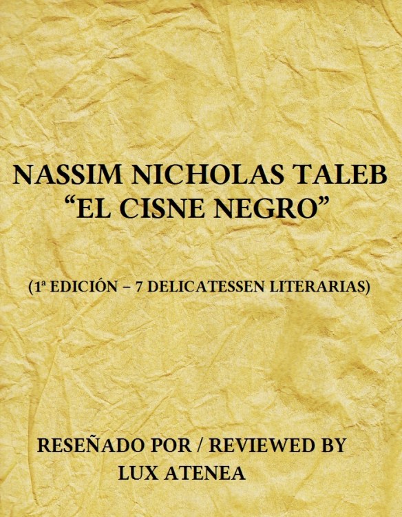 NASSIM NICHOLAS TALEB - EL CISNE NEGRO