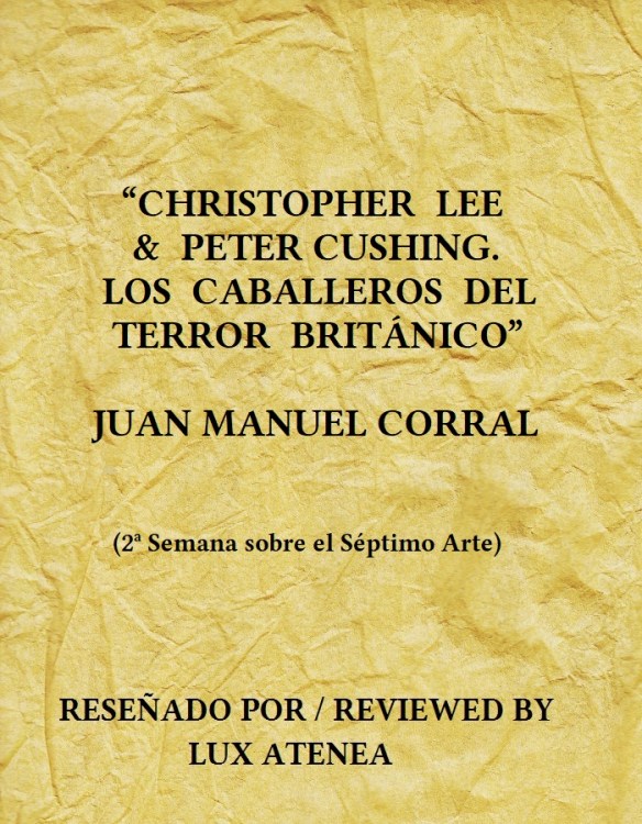 CHRISTOPHER LEE PETER CUSHING LOS CABALLEROS DEL TERROR BRITÁNICO