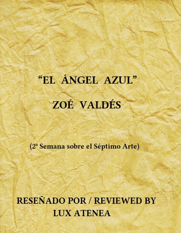 EL ANGEL AZUL - ZOE VALDES