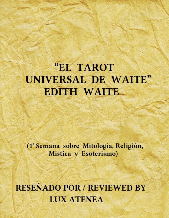 EL TAROT UNIVERSAL DE WAITE - EDITH WAITE