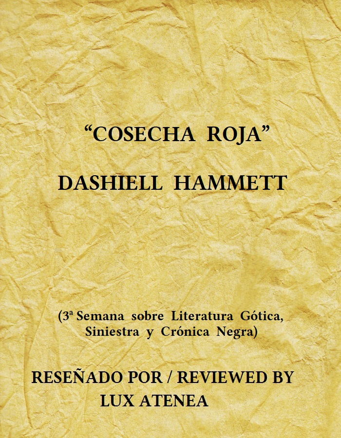DASHIELL HAMMETT COSECHA ROJA