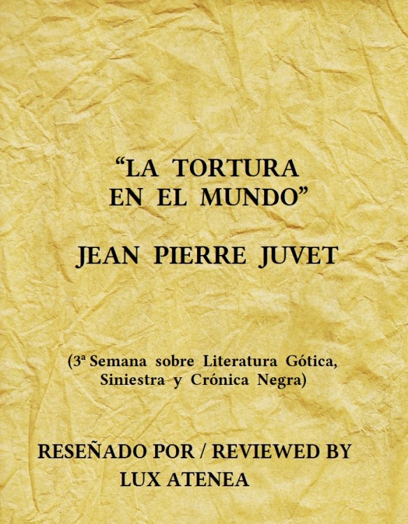 LA TORTURA EN EL MUNDO JEAN PIERRE JUVET