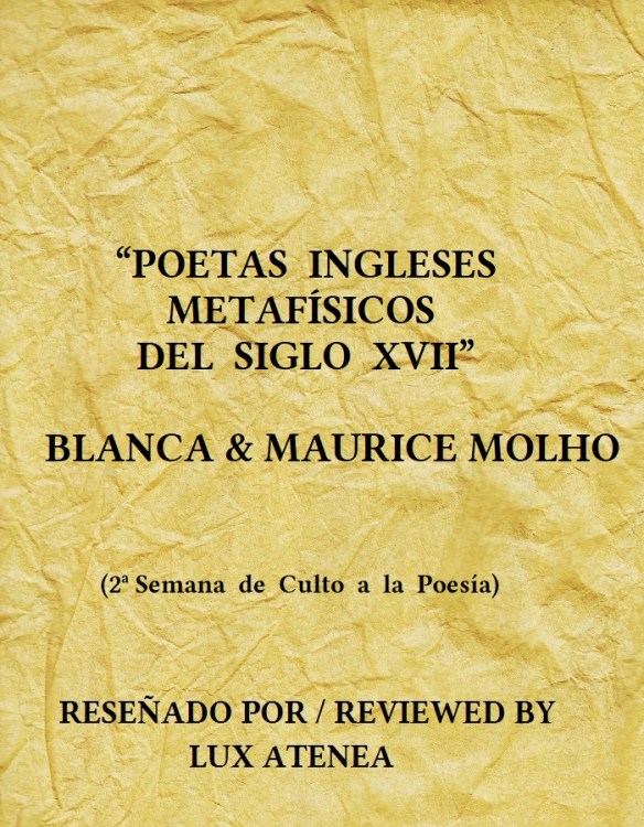 POETAS INGLESES METAFISICOS DEL SIGLO XVII