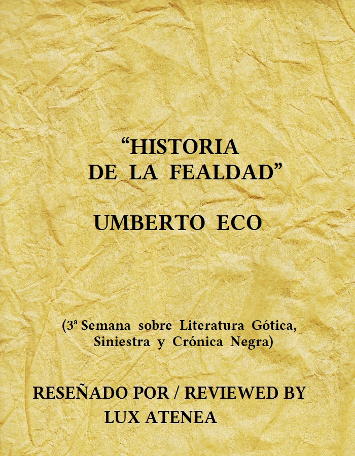 UMBERTO ECO HISTORIA DE LA FEALDAD