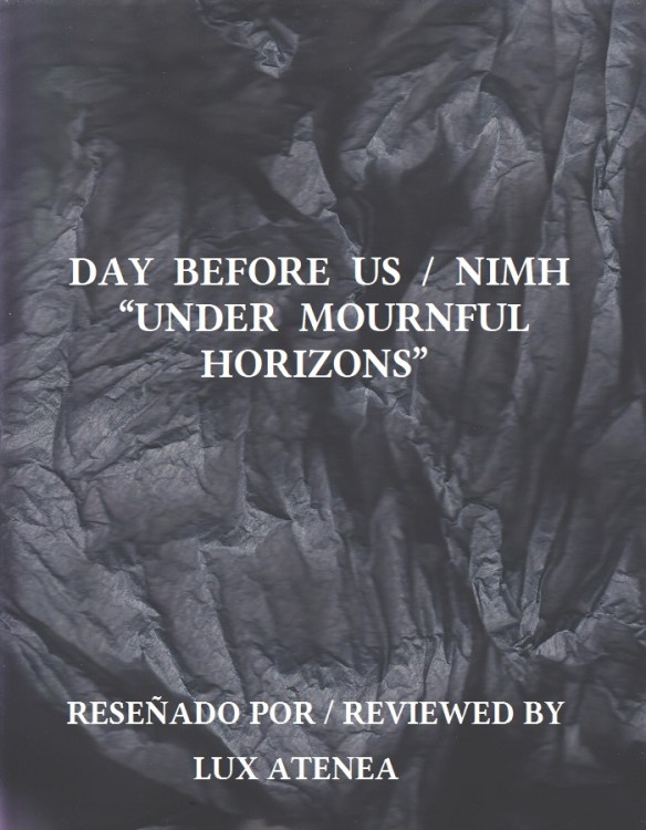 DAY BEFORE US NIMH - UNDER MOURNFUL HORIZONS