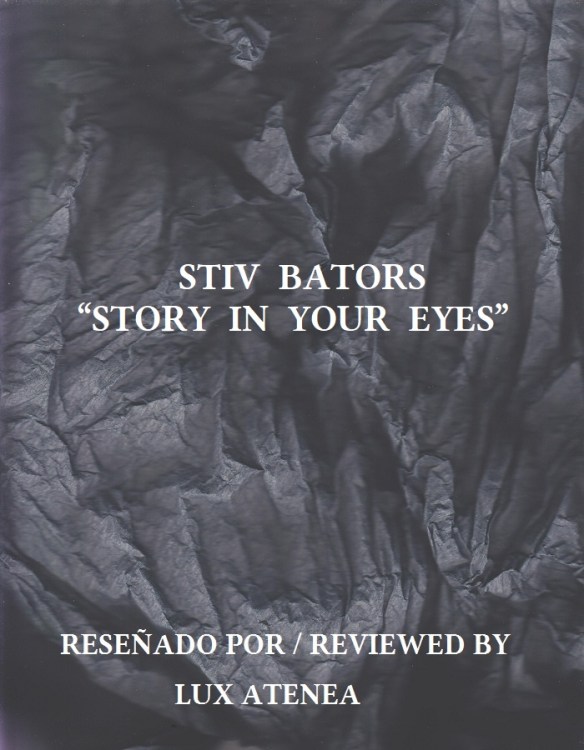 STIV BATORS - STORY IN YOUR EYES