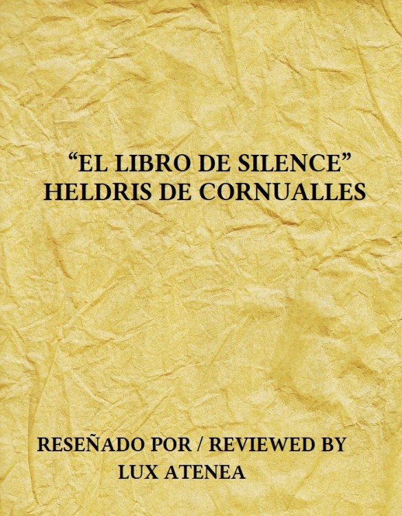 EL LIBRO DE SILENCE - HELDRIS DE CORNUALLES