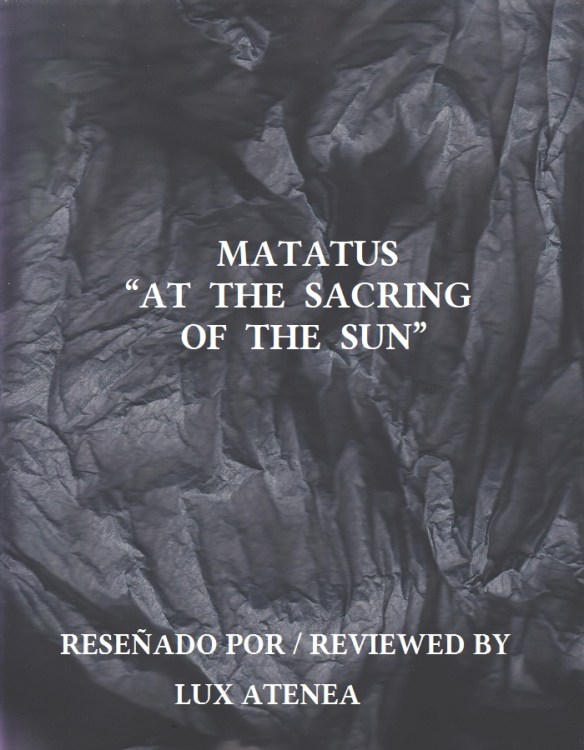 MATATUS - AT THE SACRING OF THE SUN