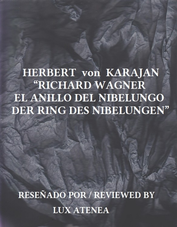 KARAJAN WAGNER – EL ANILLO DEL NIBELUNGO – DER RING DES NIBELUNGEN