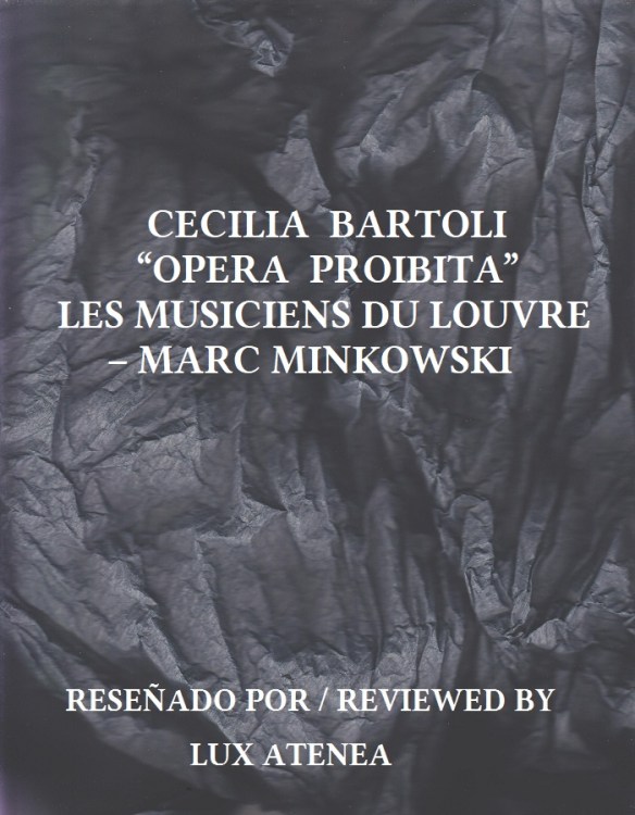 CECILIA BARTOLI - OPERA PROIBITA