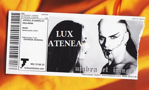 Entrada ticket Umbra Et Imago concierto