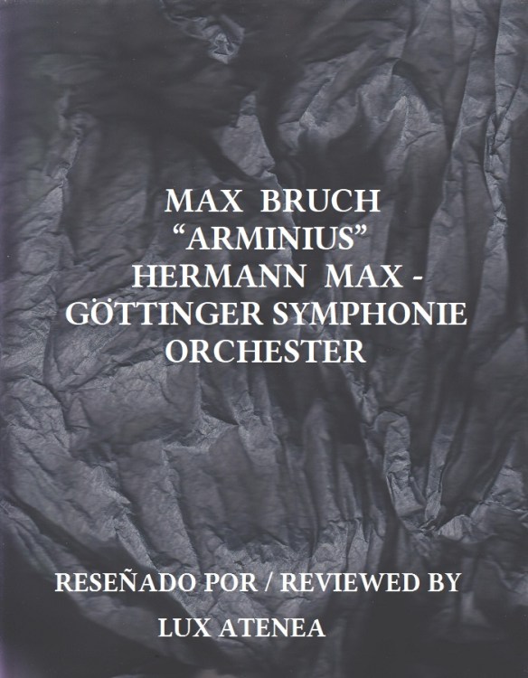 MAX BRUCH - ARMINIUS