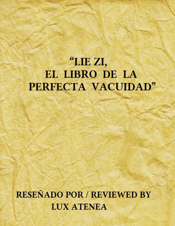 LIE ZI EL LIBRO DE LA PERFECTA VACUIDAD