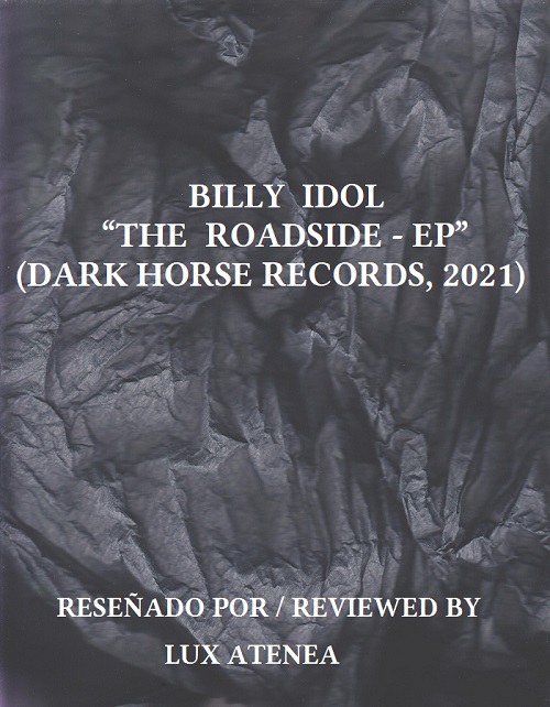 BILLY IDOL THE ROADSIDE EP DARK HORSE RECORDS