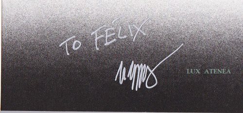 dedicatoria PHRAGMENTS - ANTHEMS OF SOLITUDE CD