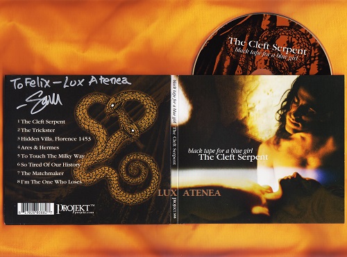 Black Tape For A Blue Girl The Cleft Serpent CD pic1
