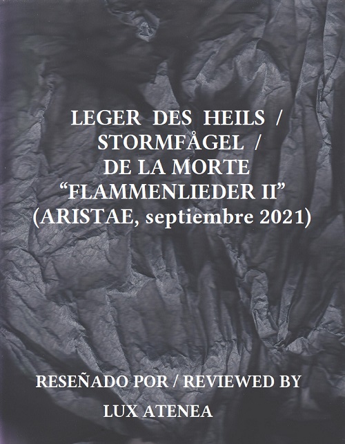 LEGER DES HEILS STORMFAGEL DE LA MORTE - FLAMMENLIEDER II