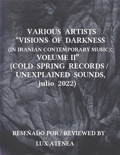 VISIONS OF DARKNESS IN IRANIAN CONTEMPORARY MUSIC VOLUME II