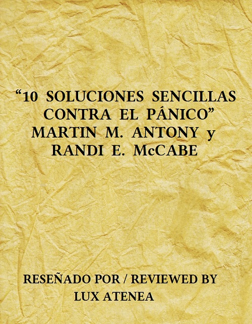 10 SOLUCIONES SENCILLAS CONTRA EL PANICO