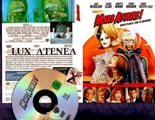DVD MARS ATTACKS! TIM BURTON