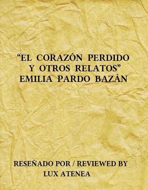 EL CORAZON PERDIDO Y OTROS RELATOS EMILIA PARDO BAZAN