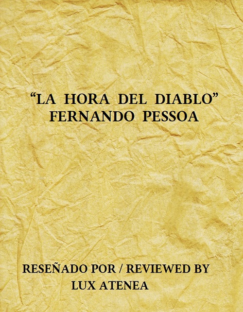 FERNANDO PESSOA LA HORA DEL DIABLO