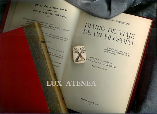 HERMANN von KEYSERLING DIARIO DE VIAJE DE UN FILOSOFO ESPASA CALPE