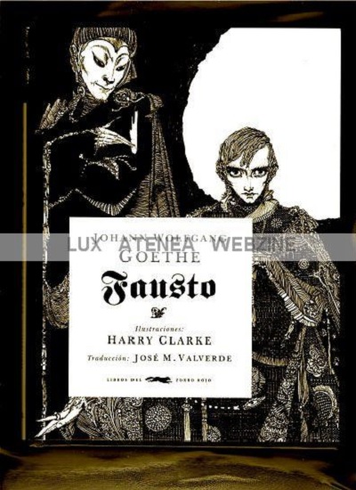 JOHANN WOLFGANG GOETHE FAUSTO HARRY CLARKE LIBROS DEL ZORRO ROJO