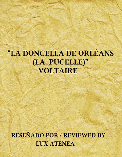VOLTAIRE - LA DONCELLA DE ORLEANS (LA PUCELLE)