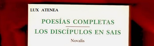 NOVALIS POESIAS COMPLETAS LOS DISCIPULOS EN SAIS pic1