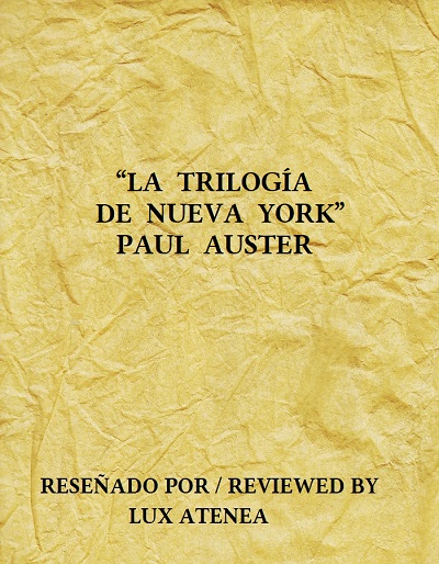 PAUL AUSTER - LA TRILOGIA DE NUEVA YORK