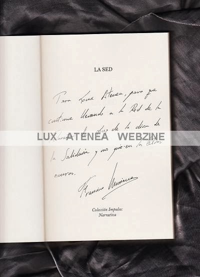 dedicatoria FRANCISCO MURIANA LA SED
