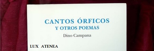 DINO CAMPANA CANTOS ORFICOS Y OTROS POEMAS pic1