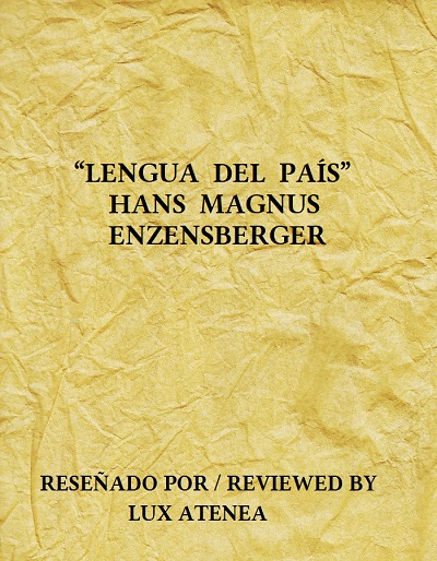 HANS MAGNUS ENZENSBERGER - LENGUA DEL PAIS