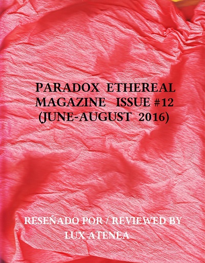 PARADOX ETHEREAL MAGAZINE - ISSUE #12 (JUNE-AUGUST 2016)
